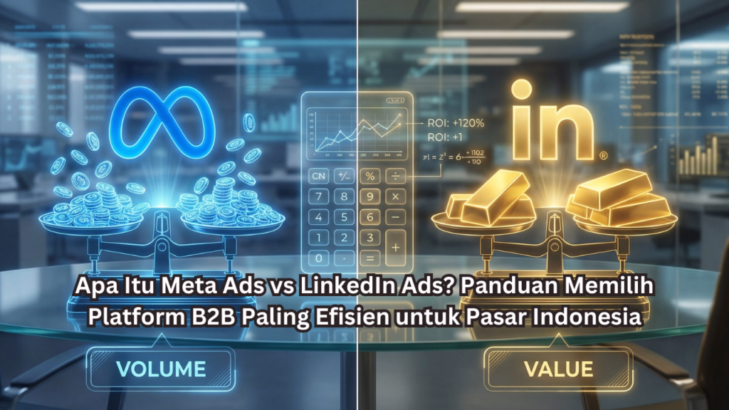 Apa Itu Meta Ads vs LinkedIn Ads? Panduan Memilih Platform B2B Paling Efisien untuk Pasar Indonesia