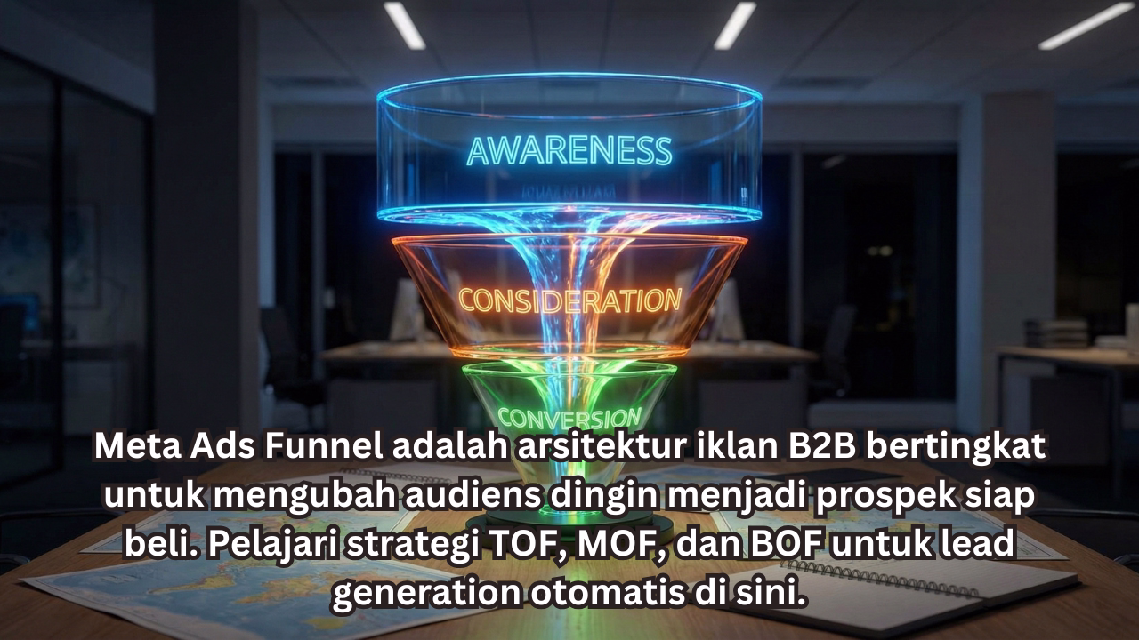 Apa Itu Meta Ads Funnel? Arsitektur Iklan B2B untuk "Memanaskan" Prospek Dingin Menjadi Siap Beli