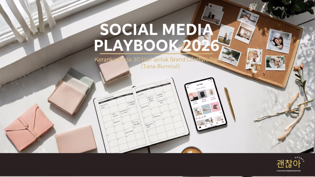 Social Media Playbook 2026: Kerangka Kerja 30 Hari untuk Brand Lifestyle Baru (Tanpa Burnout)