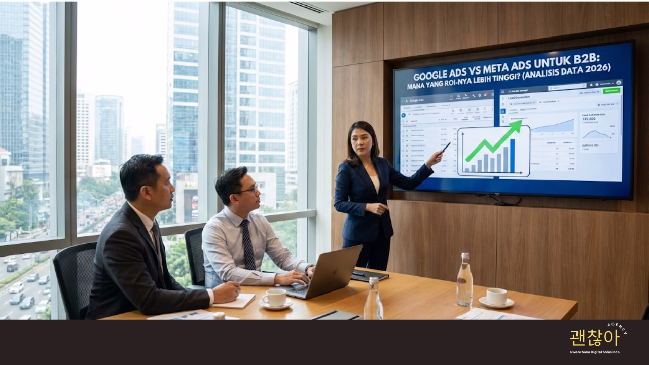Google Ads vs Meta Ads untuk B2B: Mana yang ROI-nya Lebih Tinggi? (Analisis Data 2026)
