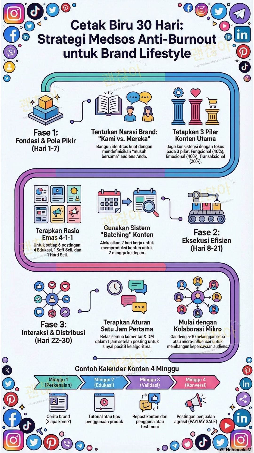 Social Media Playbook 2026: Kerangka Kerja 30 Hari untuk Brand Lifestyle Baru (Tanpa Burnout)