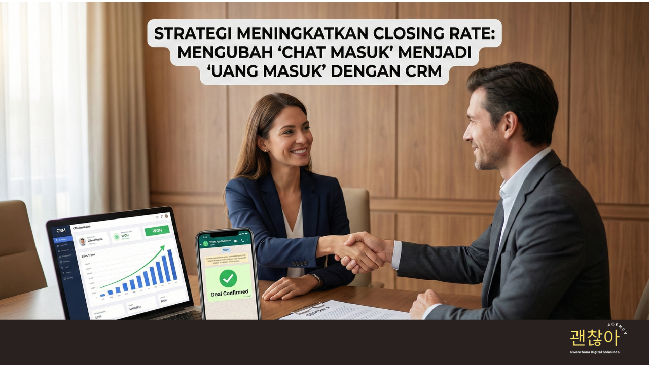 Strategi Meningkatkan Closing Rate: Cara Mengubah "Chat Masuk" Menjadi "Uang Masuk" dengan CRM