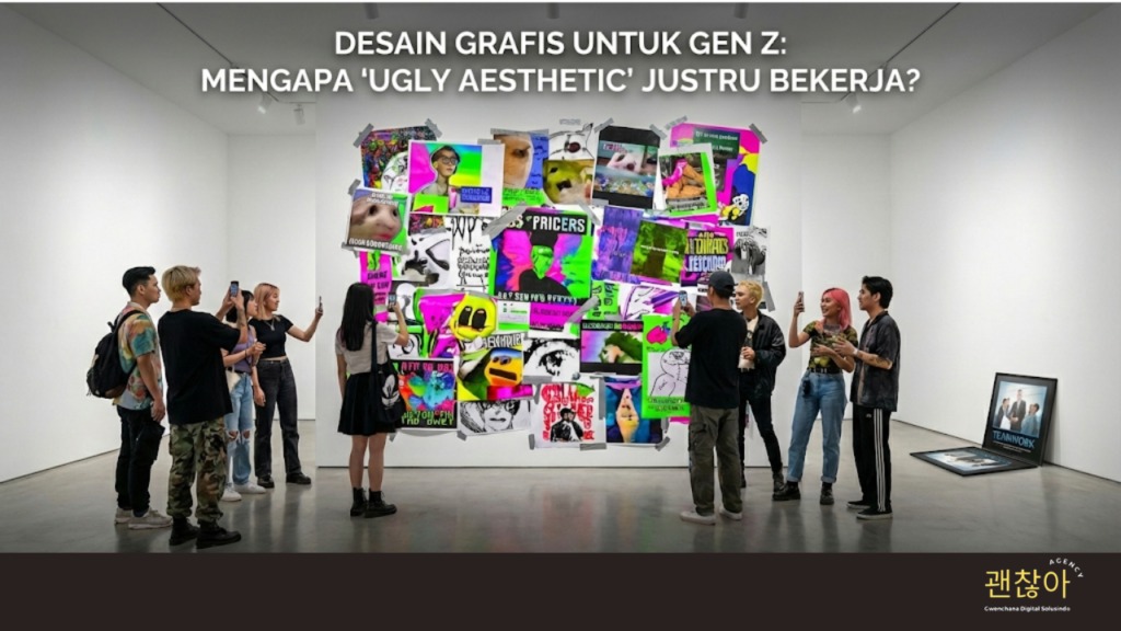 Desain Grafis untuk Gen Z: Mengapa "Ugly Aesthetic" Justru Bekerja?