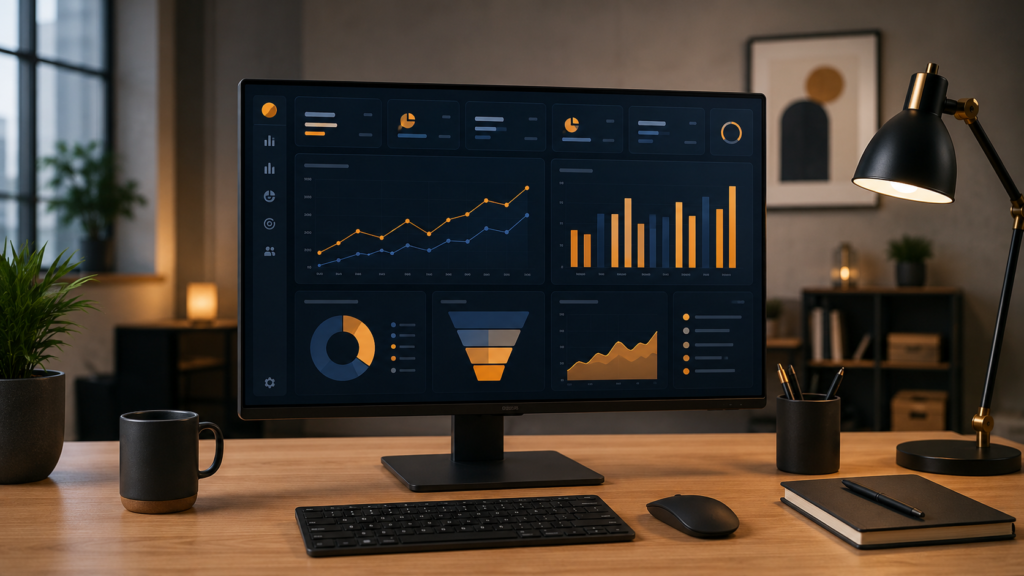 b2b marketing dashboard showing cost per lead, pipeline, and MQL-to-SQL metrics in Looker Studio