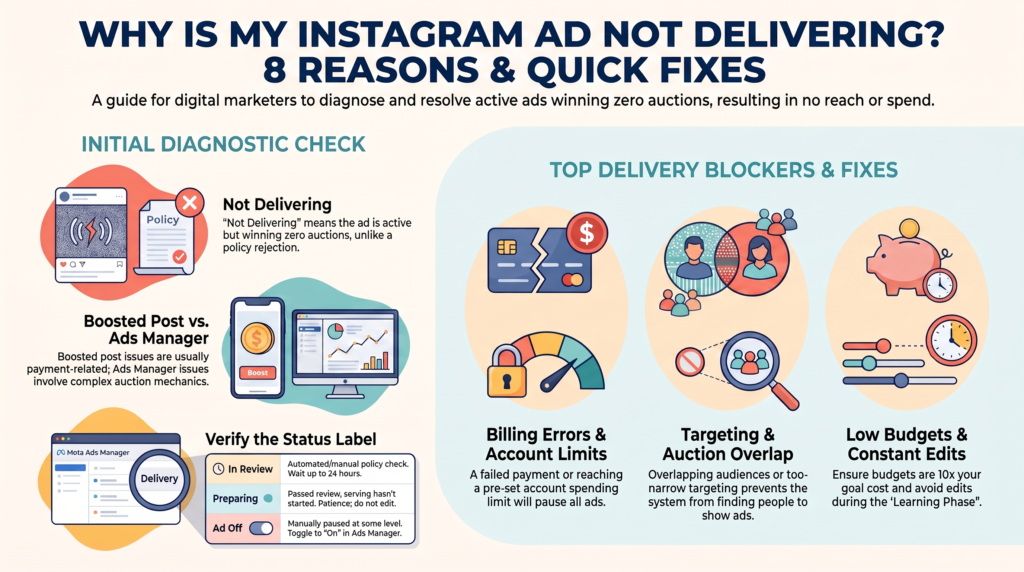 Why Is My Instagram Ad Not Delivering? (How to Fix It)
