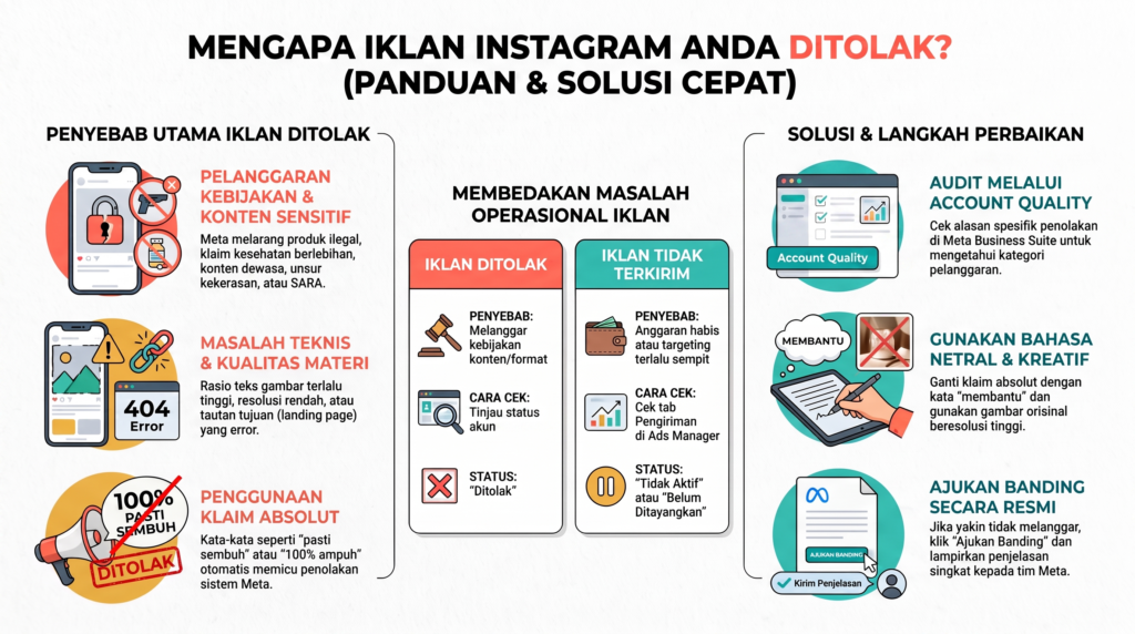 Kenapa Iklan Instagram Ditolak dan Cara Mengatasinya