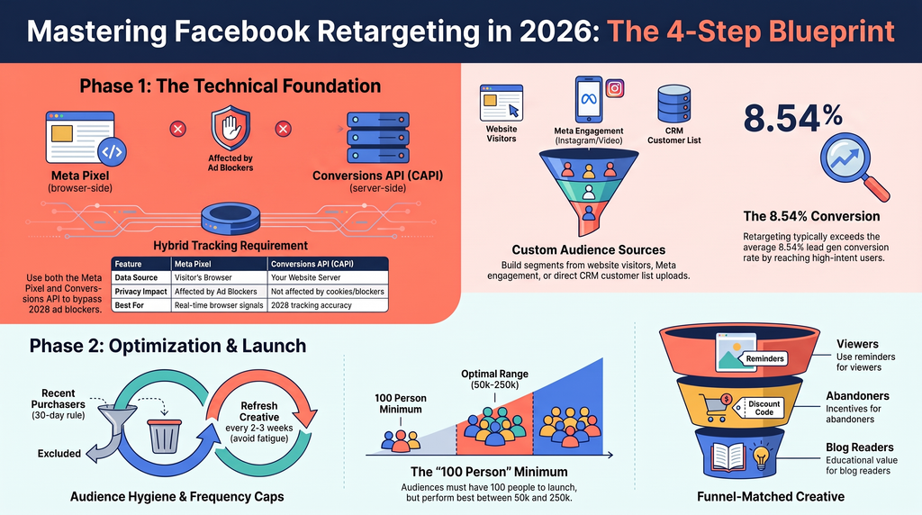 How to create retargeting ads on Facebook in 2026